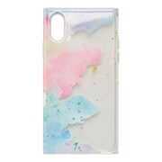UNI-CSIP18M-5HYSWB [iPhone XR用ケース Louna Collections watercolor pale]