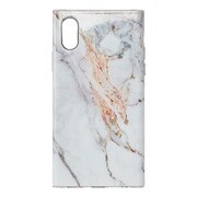 UNI-CSIP18M-5HYSMD [iPhone XR用ケース Maelys Collections Marble White]
