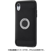 RT-P18AC2/B [iPhone XR用 耐衝撃ケース リング付360/ブラック]