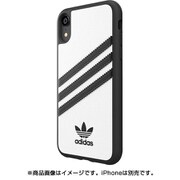32808 OR SAMBA Moulded Case PU FW18 white/black [iPhone XR用ケース ブラック×ホワイト]