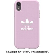 32844 OR ADICOLOR Moulded Case CANVAS FW18 clear pink [iPhone XR用ケース クリアピンク]