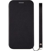 TR-IP18M-FST-TSBK [iPhone XR 衝撃吸収クラリーノフリップシェルケース FlipShell シュリンクブラック]