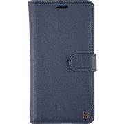 UUIPYSLF002 [iPhone XR用ケース PROTECTIVE GENUINE LEATHER FOLIO with HARD SHELL/NAVY]