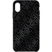 iPhone XR用 DIESEL COMOLD CASE -Distressed Logo PB/BF Double-IML DIPH-020-DLBLK