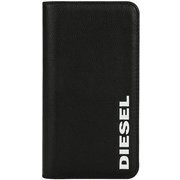 iPhone XR用 DIESEL 2-IN-1 FOLIO CASE -Black Leather White VL DIPH-026-BKLVL