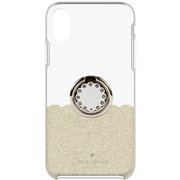 iPhone XR用ケース GOLD SCALLOP scallop GD GT/CL/cream scallop GD ring KS-GFTSET-046-SB