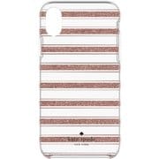 iPhone XR用ケース Protec HS -BOLD STRIPE rose GD GT/rose GD foil/CL KSIPH-108-BSRGG