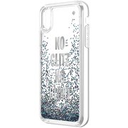 iPhone XR用ケース Liquid Glitter -NO GLITZ NO GLORY SV foil/mm GT/CL KSIPH-114-NGNGS