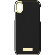 iPhone XR用ケース INLAY WRAP -SAFFIANO black KSIPH-117-BLK