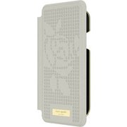 iPhone XR用ケース INLAY WRAP FOLIO -ROSE PERF clocktower KSIPH-120-PRCG
