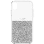 iPhone XR用ケース HALF CLEAR CRYSTAL -SILVER/silver foil/clear KSIPH-126-HFSIL