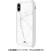 1370TMC47 Tough Marble Case -White [iPhone XS用]
