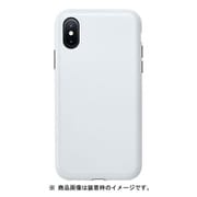 UNI-CSIP18S-5HYRCA [iPhone XS用ケース Smooth Touch シルキーホワイト]