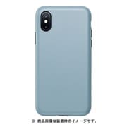 UNI-CSIP18S-5HYRCC [iPhone XS用ケース Smooth Touch ストーンブルー]
