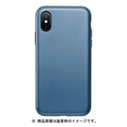 UNI-CSIP18S-5HYRCD [iPhone XS用ケース Smooth Touch アズールブルー]