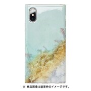 UNI-CSIP18S-5HYSMB [iPhone XS用ケース Maelys（マエリス） Collections マーブル ミント]