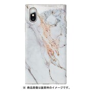 UNI-CSIP18S-5HYSMD [iPhone XS用ケース Maelys（マエリス） Collections マーブル ホワイト]