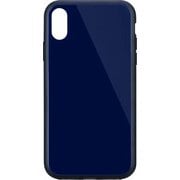 TR-IP18S-GCS-NV GLASSICA 背面ガラスケース（Solid color） ネイビー [iPhone XS用]
