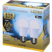 LED電球 E26口金 全方向タイプ 40形相当 昼白色 密閉器具対応 2個セット LDA4N-G/W-4T52P