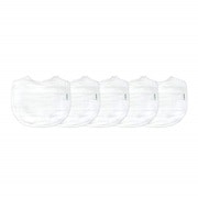 Organic Muslin Bibs  (5set) White 100191-000-23