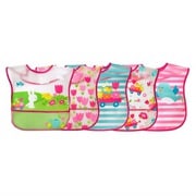 Wipe-off Bib (5set) Pink Garden 101258-227-26