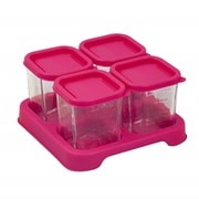 Baby Food Glass Cubes (120ml/4pk) Pink 162991-200-00