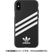 31597 OR SAMBA Moulded Case PU FW18 black/white [iPhone XS用ケース ブラック×ホワイト]