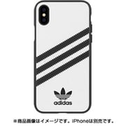 31600 OR SAMBA Moulded Case PU FW18 white/black [iPhone XS用ケース ホワイト×ブラック]