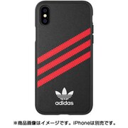 32813 OR SAMBA Moulded Case PU FW18 black/red [iPhone XS用ケース ブラック×レッド]