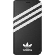 32810 OR SAMBA Booklet Case PU FW18 black/white [iPhone XS用ケース ブラック×ホワイト]