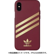 32827 OR GAZELLE Mouled Case PU Suede FW18 GOLD [iPhone XS用ケース]