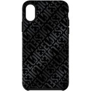 iPhone XS用 DIESEL COMOLD CASE -Distressed Logo PB/BF Double-IML DIPH-007-DLBLK