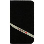 iPhone XS用 DIESEL 2-IN-1 FOLIO CASE -Black Denim Diagonal Logo DIPH-025-BKDDL