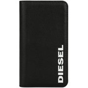 iPhone XS用 DIESEL 2-IN-1 FOLIO CASE -Black Leather White VL DIPH-025-BKLVL