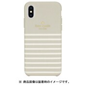iPhone XS用 Protec HS -FEEDER STRIPE Clocktower/cream/gold KSIPH-076-FSTCC
