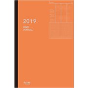 アポイントステーショナリーダイアリー 2019年1月始まり 1週間バーチカル 薄型 B6対応 オレンジ E8144