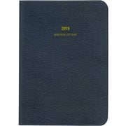 MILL SNUG 2019年版 1週間＋横罫 A6 ネイビー E7515