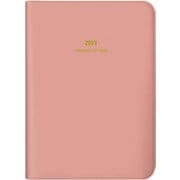 MILL SNUG 2019年版 1週間＋横罫 A6 ピンク E7535