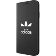 32802 [iPhone XS Max用 OR Booklet Case CLASSICS TREFOIL FW18 ブラック/ホワイト]