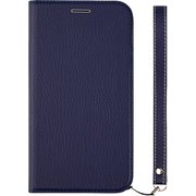 TR-IP18L-FNST-TSNV [iPhone XS Max用 シュリンクネイビー クラリーノ フリップノートケース]