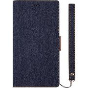 TR-IP18L-FNF-DM デニム フリップノートファブリックケース [iPhone XS Max用]