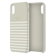 iPhone XS Max用 Protec HS -FEEDER STRIPE Clocktower/cream/gold KSIPH-109-FSTCC