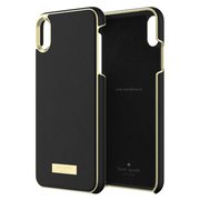 iPhone XS Max用 INLAY WRAP SAFFIANO black KSIPH-118-BLK