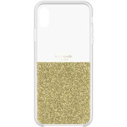iPhone XS Max用 HALF CLEAR CRYSTAL GOLD/gold foil/clear KSIPH-127-HFGLD