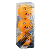 KIRABOON キラワンコ だいきち オレンジ 3P [ゴルフボール 1スリーブ3球入り]