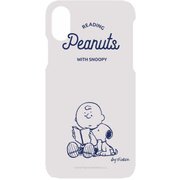 SNG-300D [iPhone XS用 読書 ピーナッツ ハードケース]