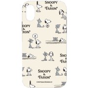 SNG-301C [iPhone XS用 スヌーピー&ファーロン ピーナッツ ソフトケース]