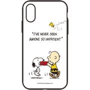 SNG-302C [iPhone XS用 フードボール ピーナッツ IIIIfit（イーフィット）ケース]