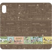 SNG-311B [iPhone XS Max用 ライナス&スヌーピー フリップカバー]