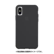 CM037730 [iPhone XS用 タフクリア マットBK]